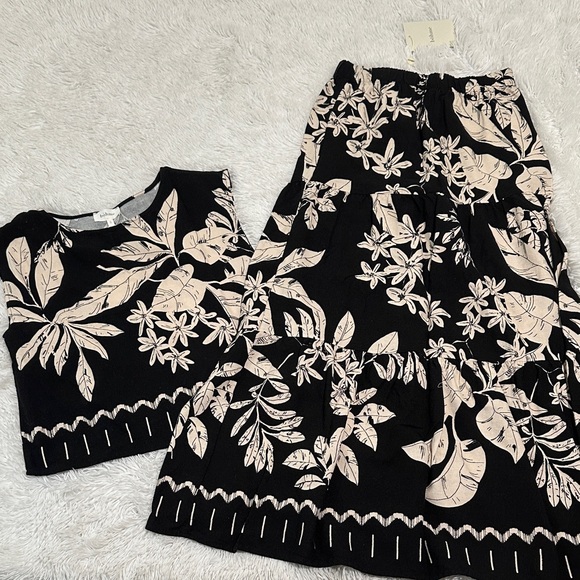 bohme Dresses & Skirts - 🌴 NWT Bohme Linen Blend Skirt Set